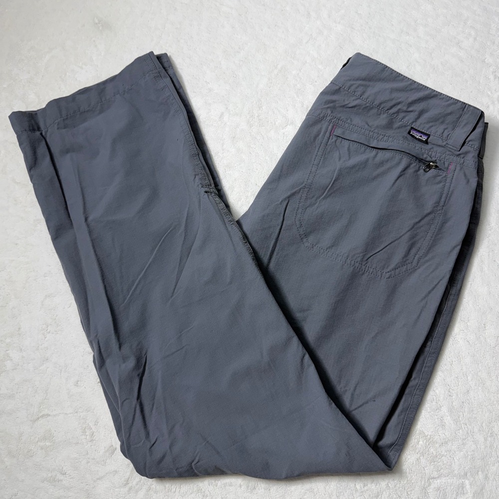 Patagonia Women's Straight Leg Pants in Slate Gray
